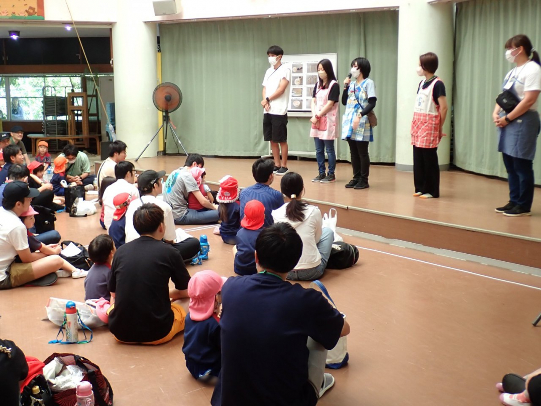 お父さん・お母さんに先生達の名前を教えてね