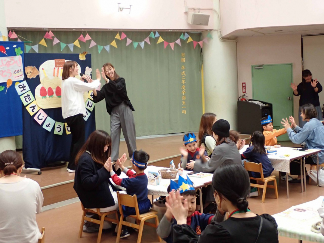 最後は誕生日ダンスを、ご家族と一緒に楽しみました