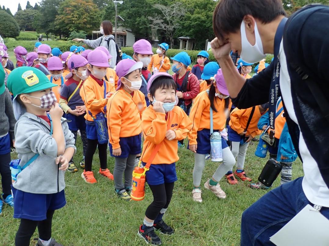 気合を入れて「最後まで頑張るぞ！」